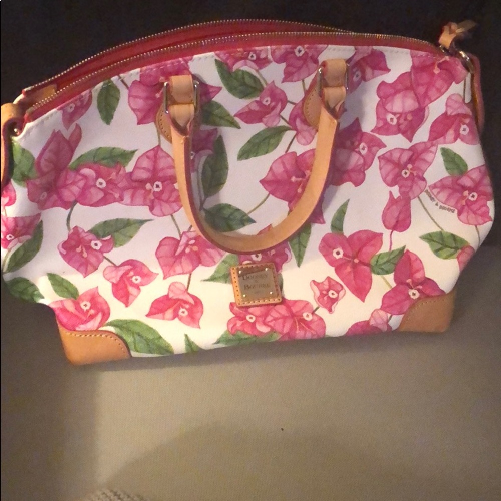 Dooney & Bourke Pink Flower Handbag